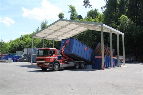 Canopies are connected to the. Loading Bay Canopies - Industrial Structures