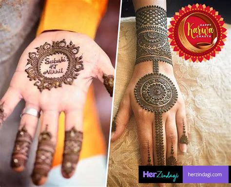 Try These Mehendi Designs This Karwa Chauth If Minimal Is Your Thing