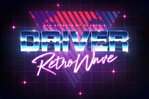 80s Retrowave Text Effect Download Text Style Hyperpix