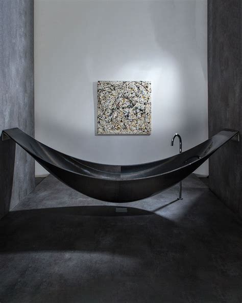 The Vessel Hammock Bathtub Designed By Splinterworks Is A Carbon Fiber