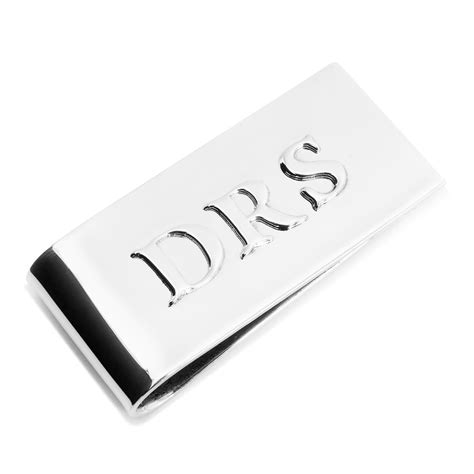 Sterling Silver Personalized Money Clip
