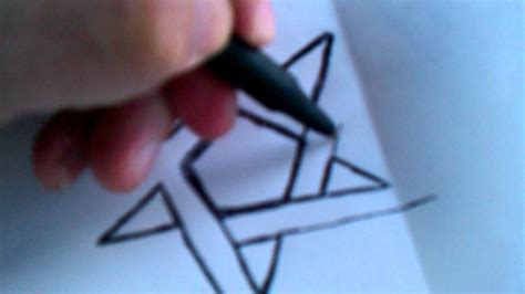 How To Draw A Pentacle Symbol 3d Youtube