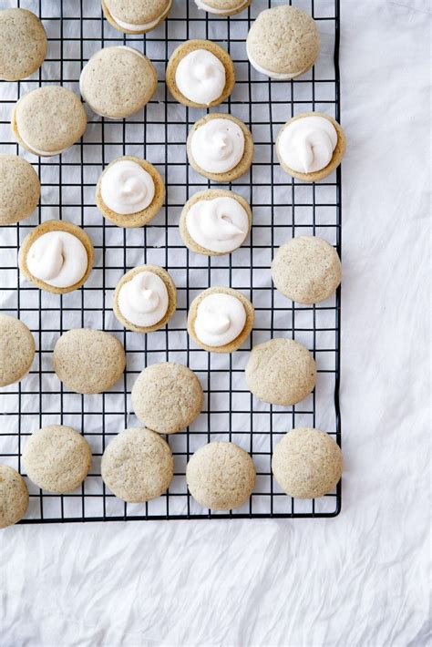 have your chai latte and eat it too with these chewy chai latte sandwich cookies with creamy