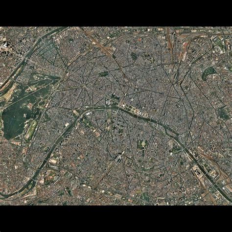 Satellit Paris Karta Karta över Satellit Paris Frankrike