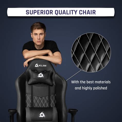 Klim Esports Gaming Chair Adjustable And Resistent Klim Technologies
