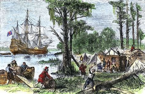 Colonists Arrival At Jamestown Virginia 1607 5886461
