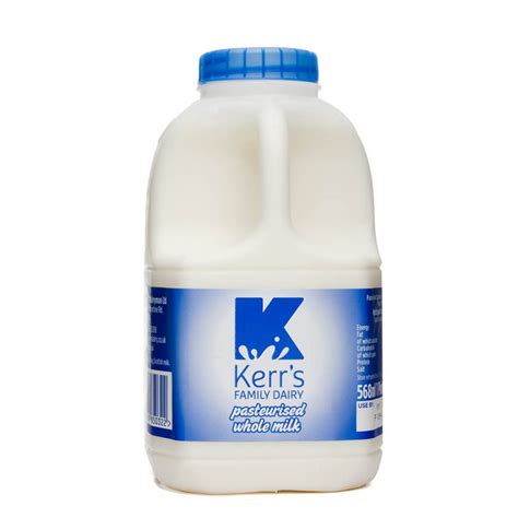 1 Pint Whole Milk Poly Carton Kerrs Dairy