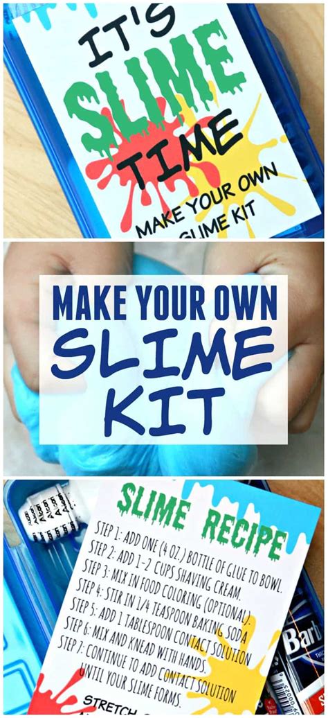 The first step in building your own kit is to think about what or who you're using this kit for. DIY Slime Kit - Make your own slime kit in 5 minutes