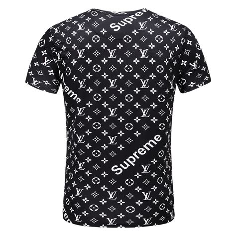 It has short sleeves and a relaxed fit which will look great when paired with printed pants or jeans. louis vuitton hommes sport t-shirt cheap round supreme lv ...