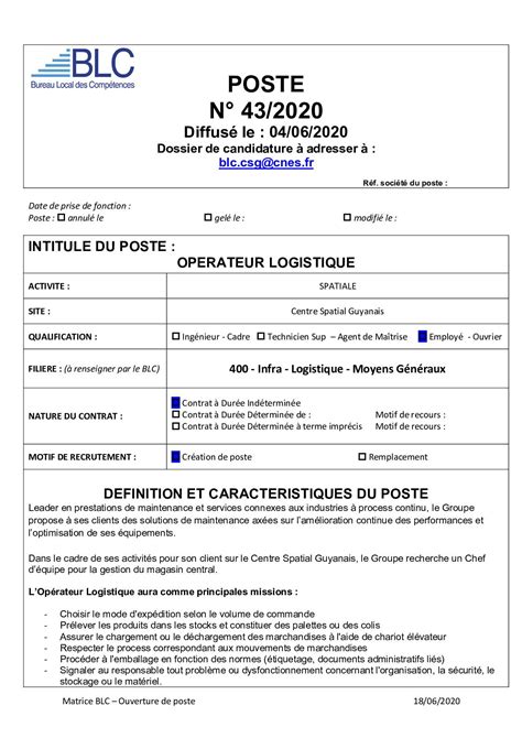 Calaméo  Poste Opérateur Logistique