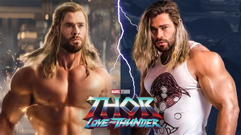 Chris Hemsworth Is Jacked In Thor Love And Thunder Youtube