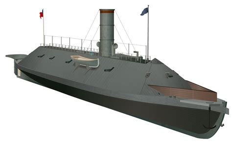 Css Virginia Was The First Steam Powered Ironclad Warship Of The