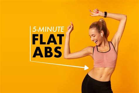 5 Minute No Rest Workout For Crazy Flat Abs Fitneass