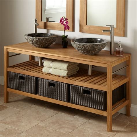 Meuble double vasque  50 idées aménagement salle de bain  Archzine.fr