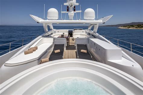 Motor Yacht Lequinox Sundeck View Forward Luxury Yacht Browser