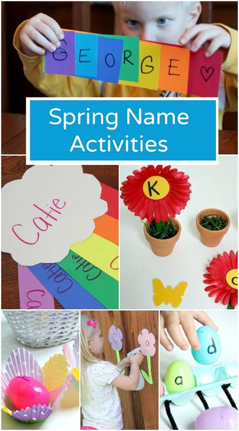 Spring Name Activities Fantastic Fun And Learning