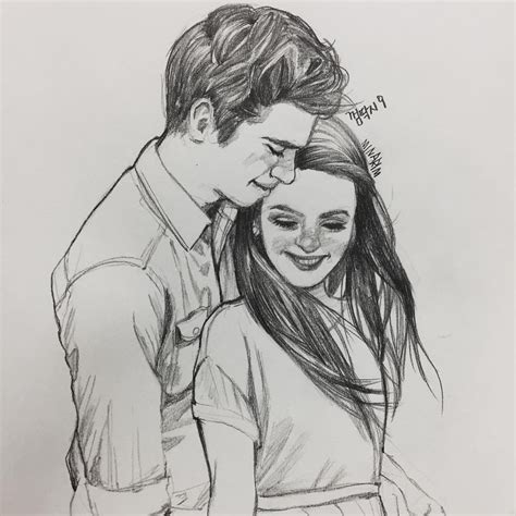 √ Couple Pencil Drawings