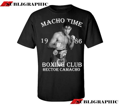 Hector Macho Camacho Macho Time Boxing Puerto Rico Tshirt Etsy