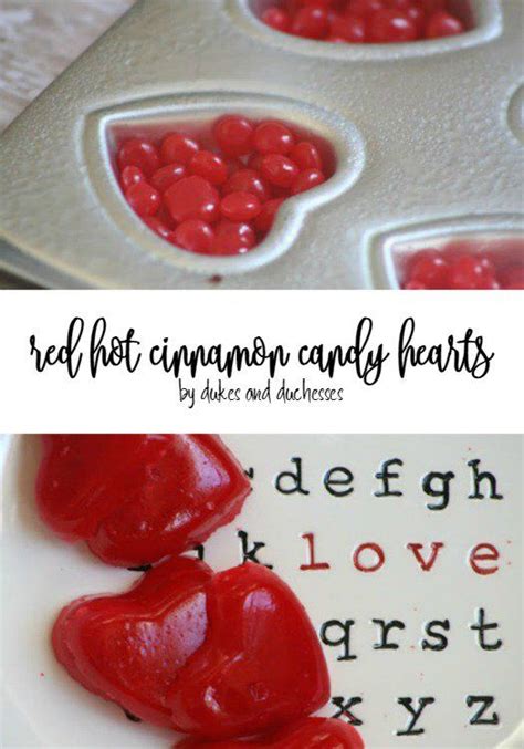 Use Red Hot Candies To Make These Red Hot Cinnamon Candy Hearts That