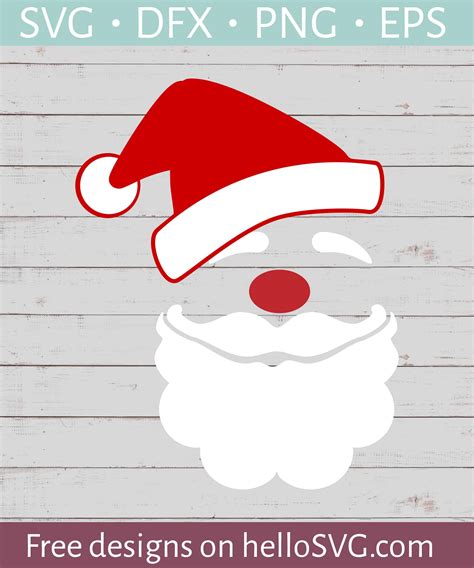 Santa Claus #1 SVG - Free SVG files | HelloSVG.com