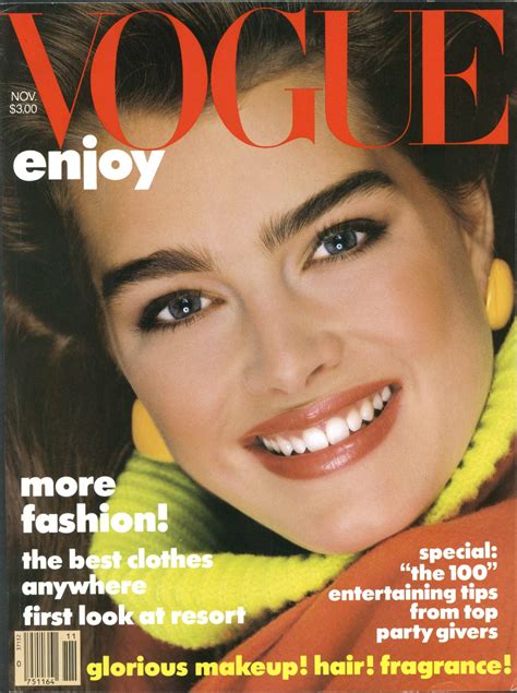 Brooke Shields Vogue Nov 1983 By Avedon Brooke Shields Vogue