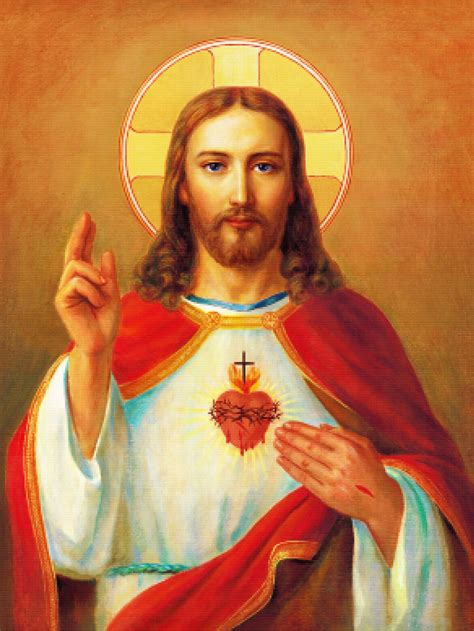 The Most Sacred Heart Of Jesus Official Diamond Painting Kit Full