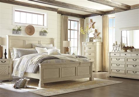 They serve their clients with. Ashley Bolanburg 5PC Bedroom Set E King Louvered Bed ...