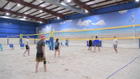 North Beach Volleyball Bringing The Beach Indoors Newsday