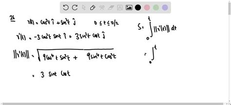 Solvedfind An Arc Length Parametrization Of The Curve That Has The