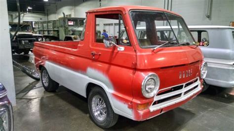 1966 Dodge A100 Pickup Truck Little Red Wagon Rare Find Classic
