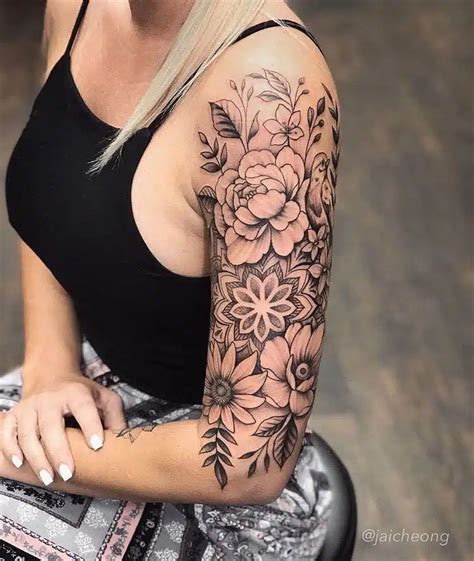 150 Female Classy Half Sleeve Tattoos That Are Next Level