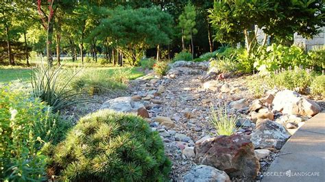 Dry Stream Bed Gallery Dubberley Landscape Plano Texas