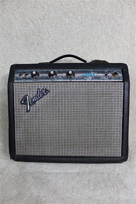 Fender Champ Amp With Warehouse Speaker 1978 Silverface Reverb