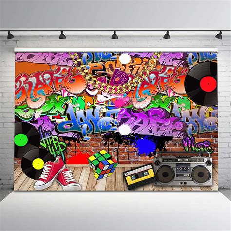 Buy Avezano X Ft Graffiti S S Backdrop Hip Pop Urban Retro Birthday Party Background Vinyl