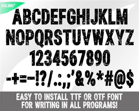 Distressed Font Svg Distressed Svg Grunge Svg Alphabet Etsy