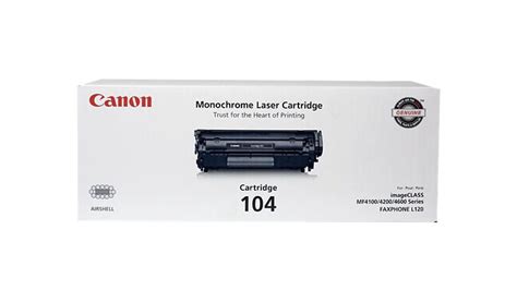 Canon Cartridge 104 Black Original Toner Cartridge 0263b001