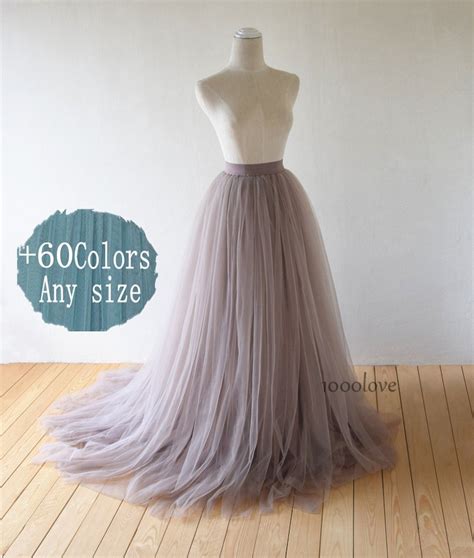 Adult Rosegray Bride Softest Tulle Skirt Long Maxi Tulle Etsy