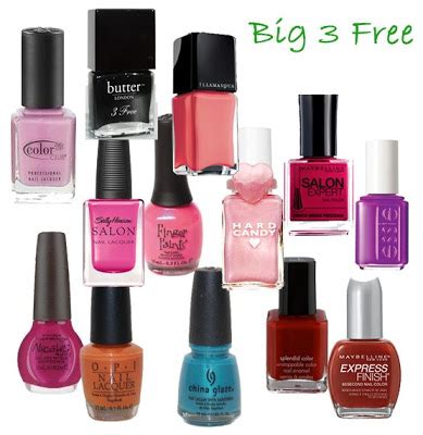 And the change is imminent for both salons and nail enthusiasts. The Best Three Free Nail Polish Brands