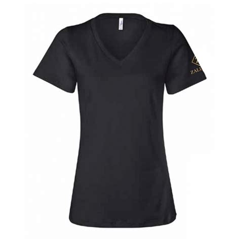 Womens Zallevo Black V Neck