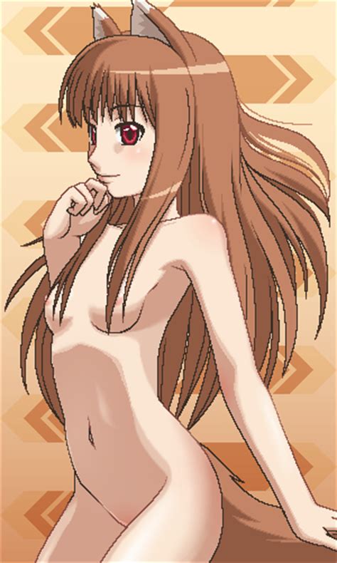 Rule 34 Animal Ears Holo Lowres Nipples Nude Red Eyes Spice And Wolf