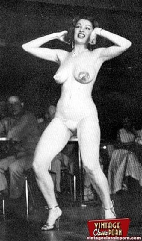 Vintage Classic Babe Tempest Storm Poses In The Fifties