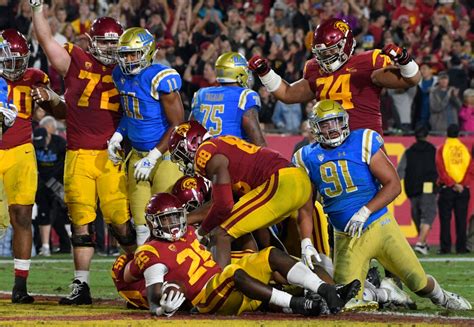 Photos Usc Trojans Defeat The Ucla Bruins 28 23 In Pac 12 Football Daily News