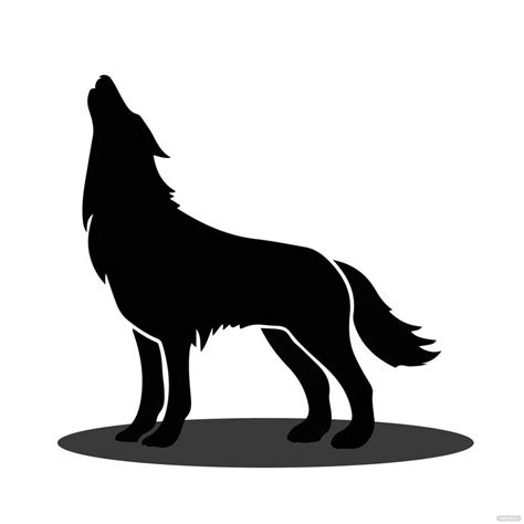 Shadow Wolf Clipart In Illustrator  Eps Svg Png Download