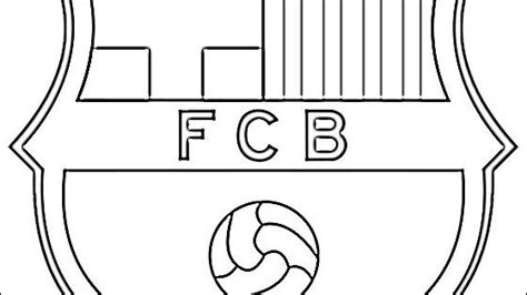 Fc barcelona ch coloring page, printable fc barcelona ch. soccer coloring pages | Coloring page with logo of ...