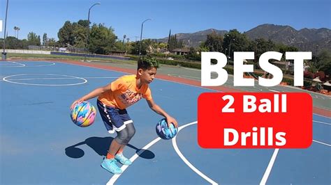 How To 2 Ball Dribbling Drills Beginners And Intermediate Kids Youtube
