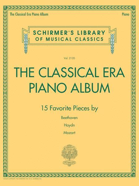 The Classical Era Piano Album By Various Softcover Sheet
