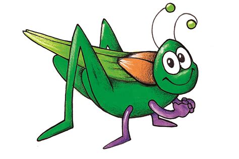 The Ant And The Grasshopper Cartoon Clipart Best