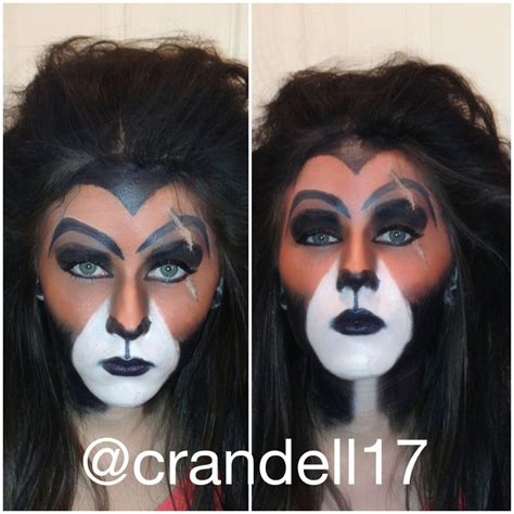 Lion King Makeup On Ashleigh Scar Fantasy Makeup Halloween