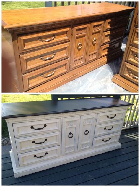 Before And Afters Refinished Furniture Painted Dresser Refurbished