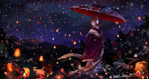 Anime Girl With Umbrella Hd Anime 4k Wallpapers Images